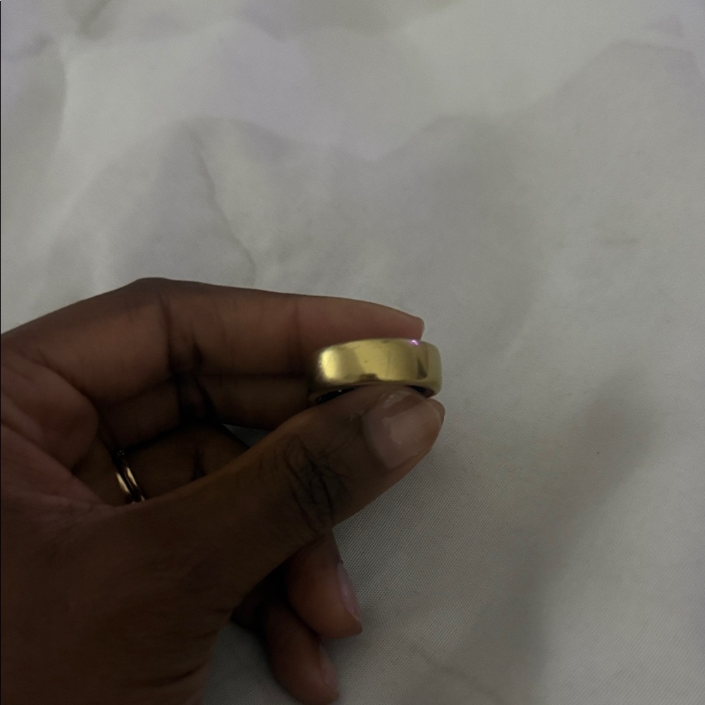 Gold oura ring